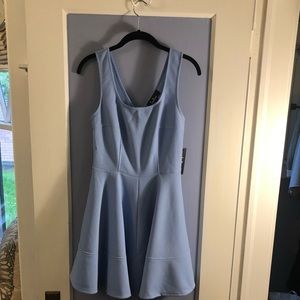 Lulus Home Before Daylight Periwinkle Dress